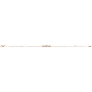 14K Rose Gold Mama 6 1/2-7 1/2" Bracelet
