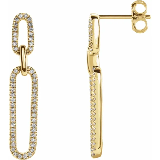 Diamond Set Paperclips