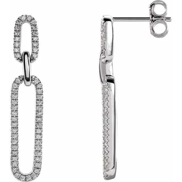 Diamond Set Paperclips