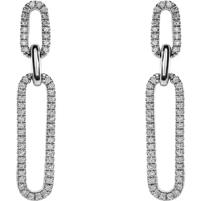 Diamond Set Paperclips