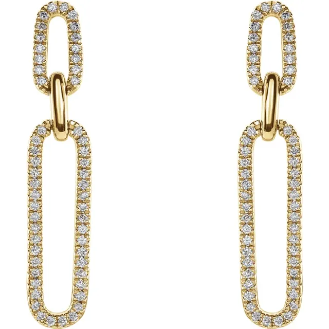 Diamond Set Paperclips