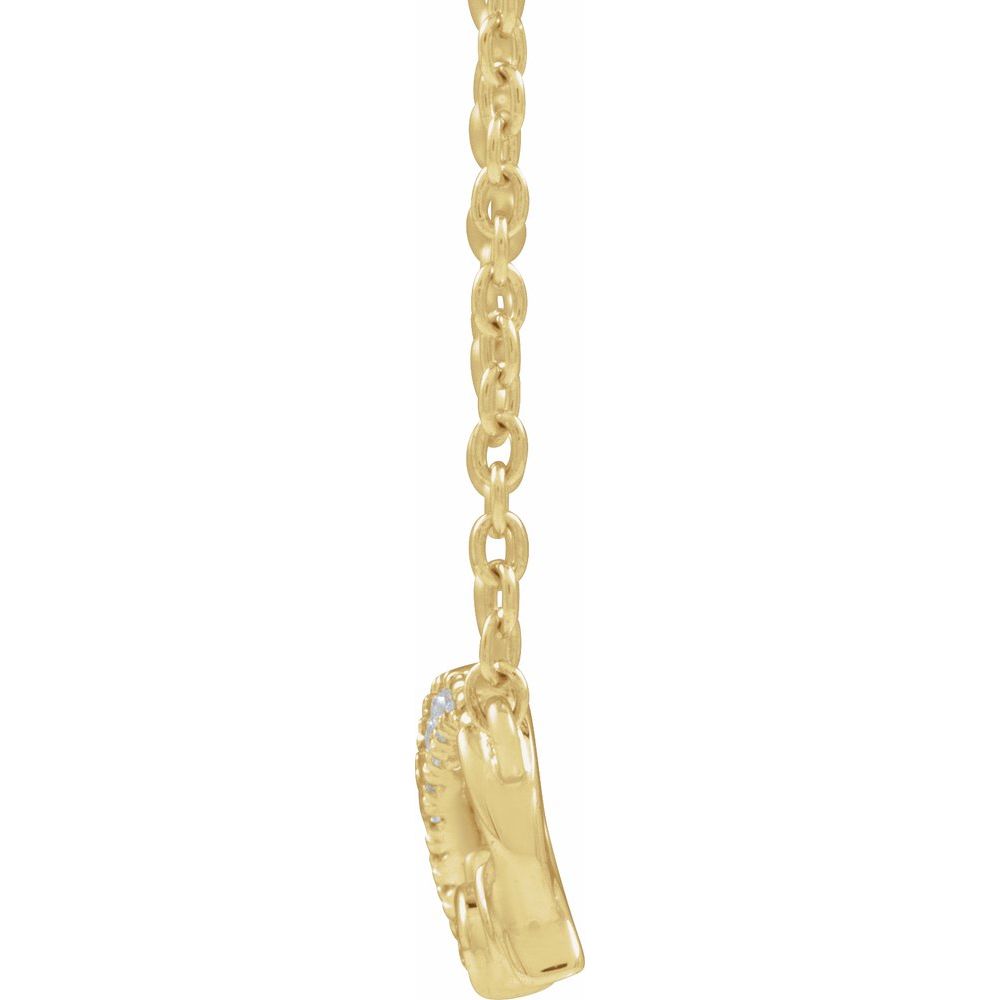 "Mom" Diamond Infinity Necklace