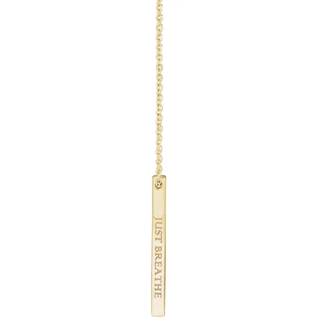 Gold Bar Necklace