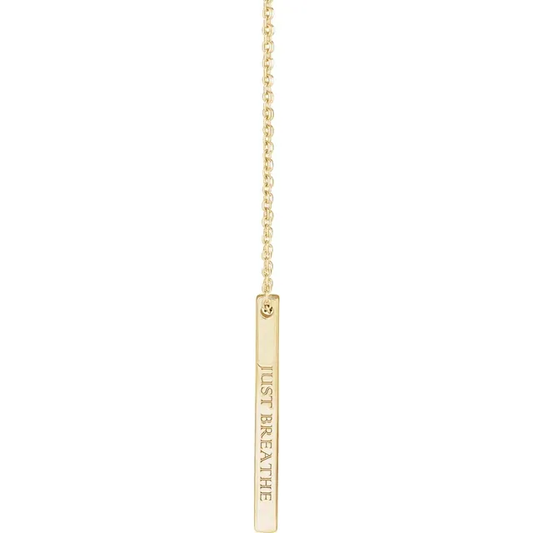 Gold Bar Necklace