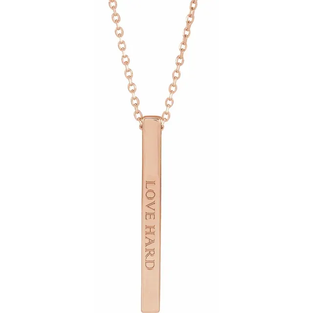 Gold Bar Necklace