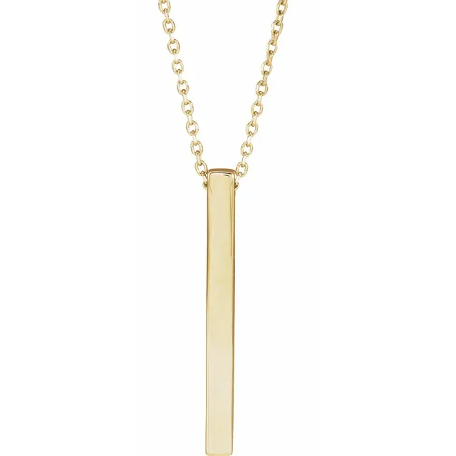 Gold Bar Necklace