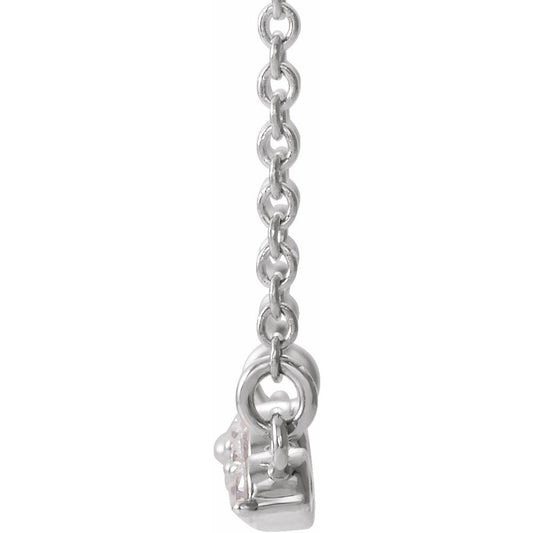 Natural Diamond Graduated 18" Necklace