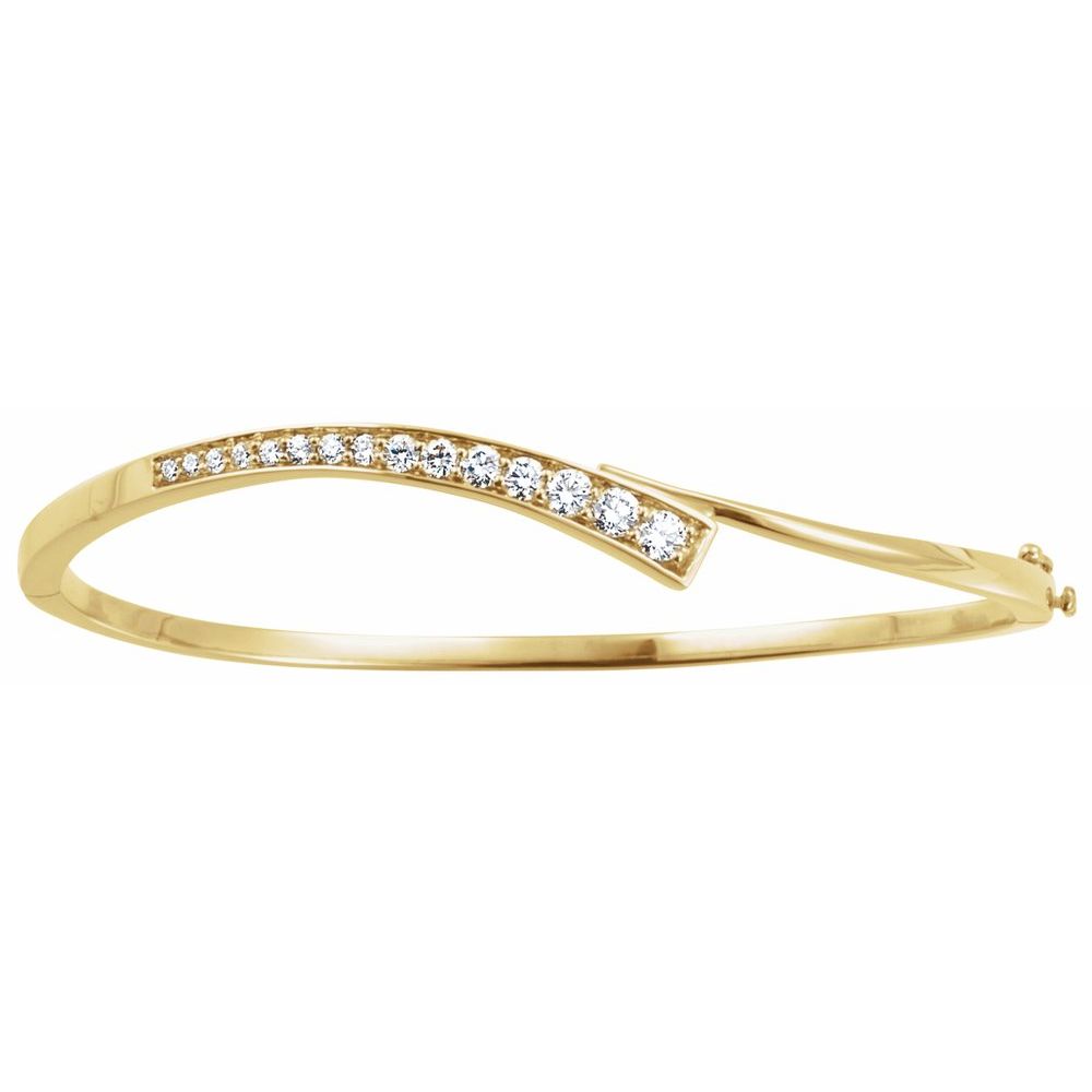 gold diamond bangle (Ozoara & Co.)