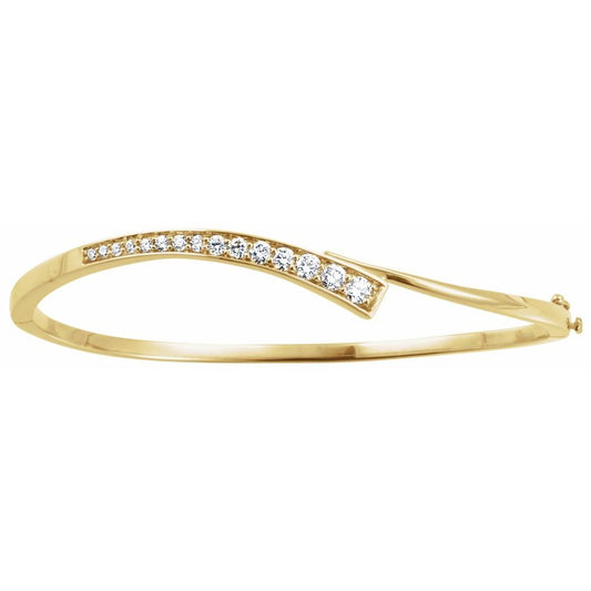 gold diamond bangle (Ozoara & Co.)