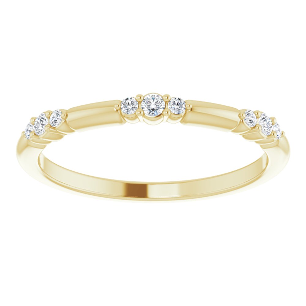 1/8 CTW Modern Brilliance Diamond Stackable Ring