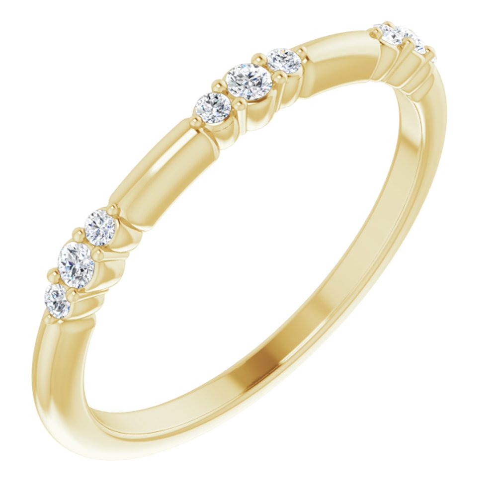 1/8 CTW Modern Brilliance Diamond Stackable Ring