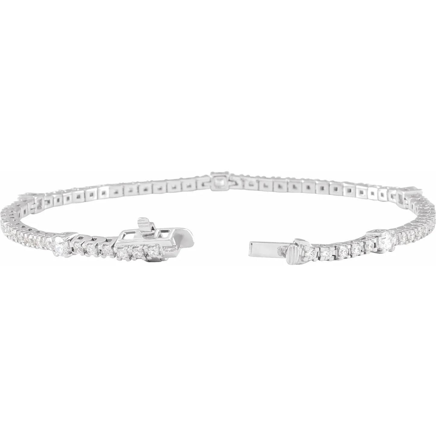 Modern Brilliance Diamond Tennis Bracelet