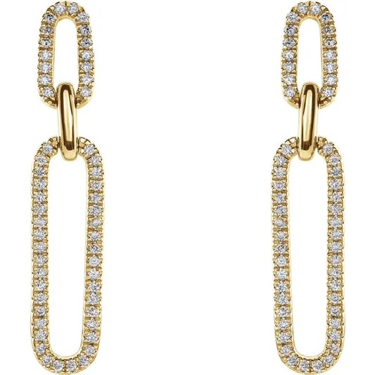 Diamond Set Paperclips